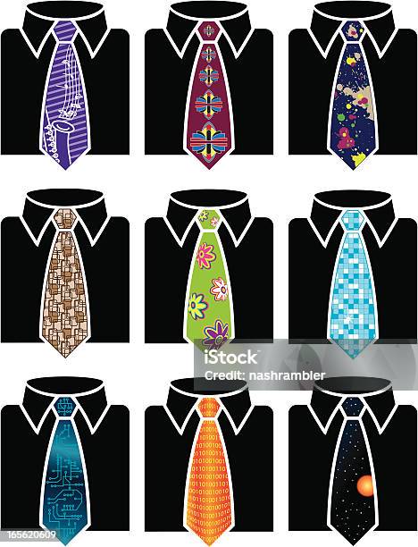 Vetores de Laços Da Decade e mais imagens de Camisa e gravata - Camisa e gravata, Arte Deco, Bem vestido