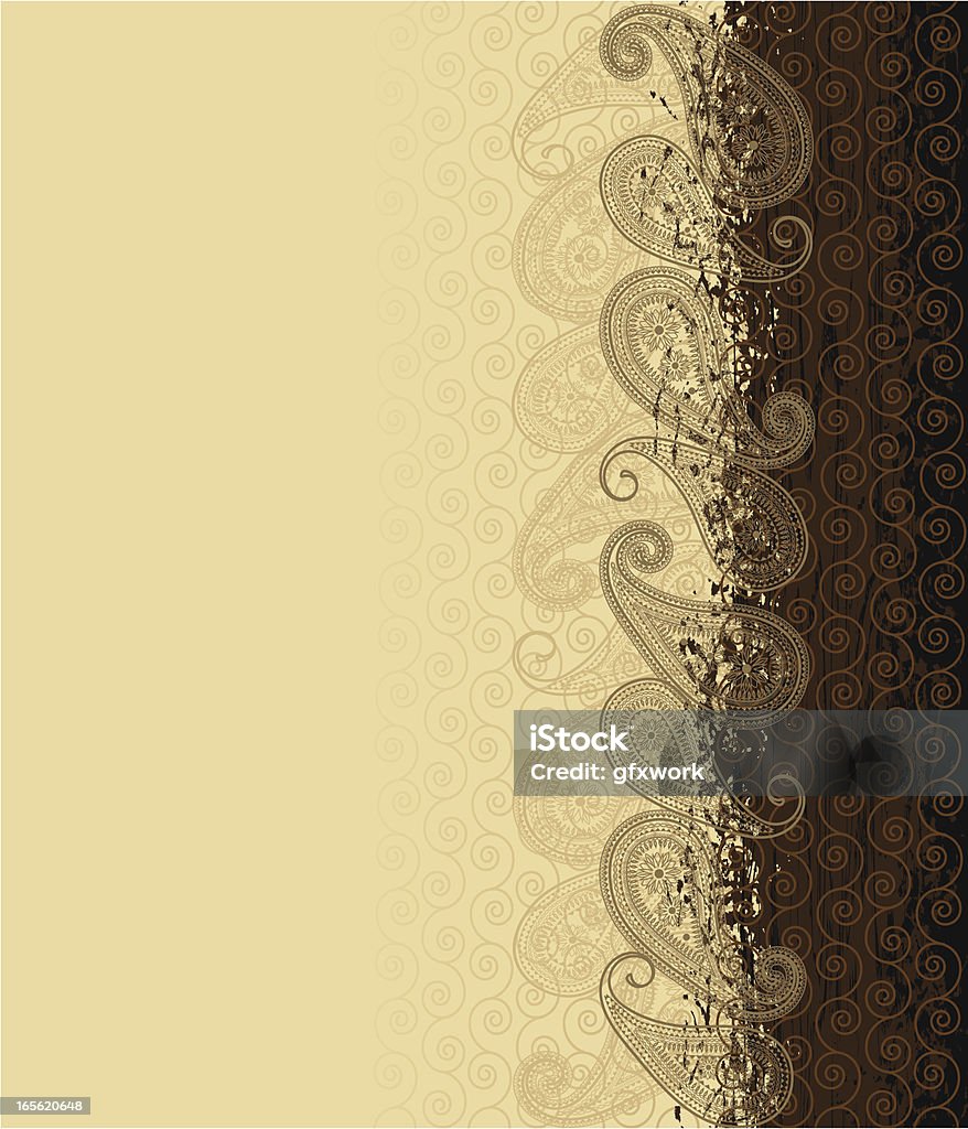 Paisley fundo. - Vetor de Arte royalty-free