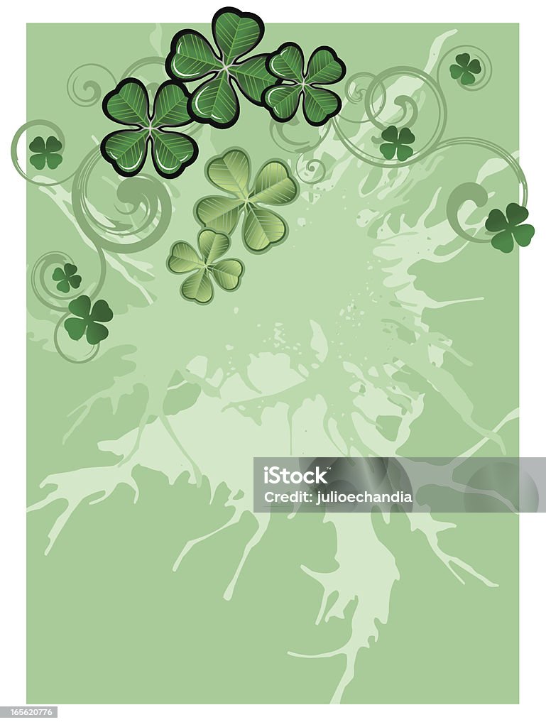 st. patrick background Art And Craft stock vector