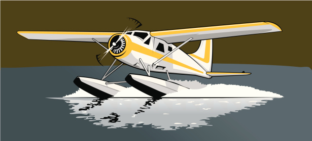 this is a vector illustration of a Float Plane. this can be placed on any land of water, or heck in the air!