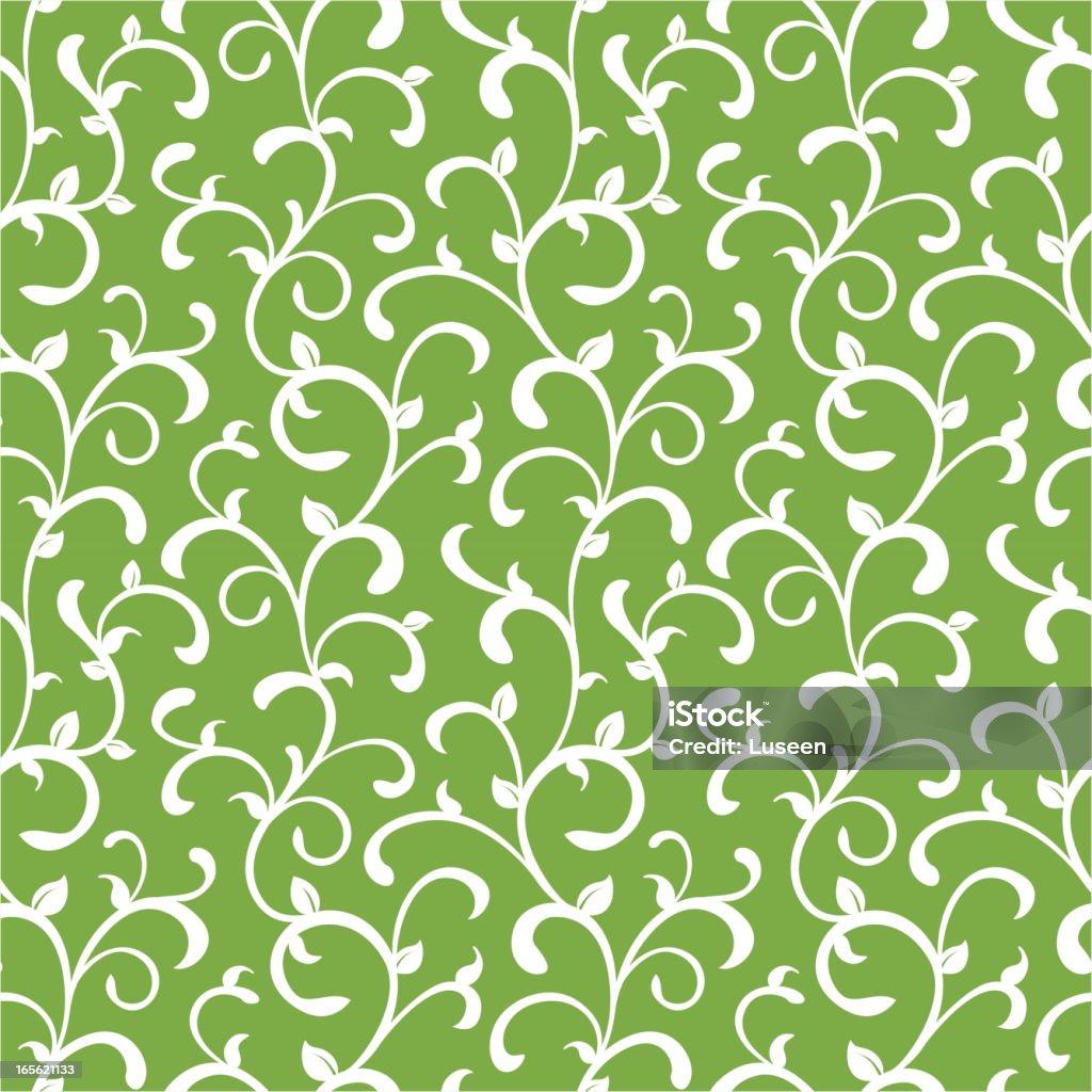 Realistic Vine Pattern Organic Curly Seamless Vine Pattern Stock Illustration - Download Image ...