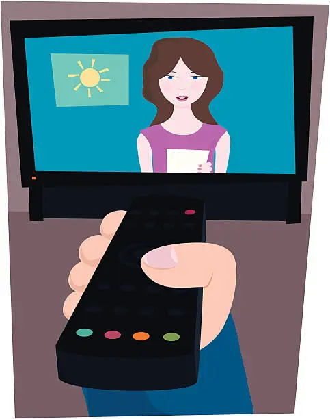 Vector illustration of Remote control