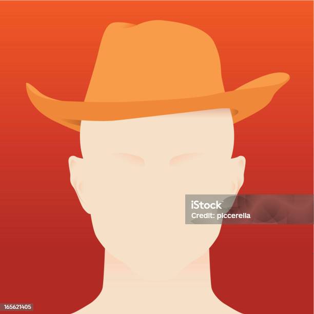 Cowboy - Arte vetorial de stock e mais imagens de Adulto - Adulto, Beleza, Cabeça Humana