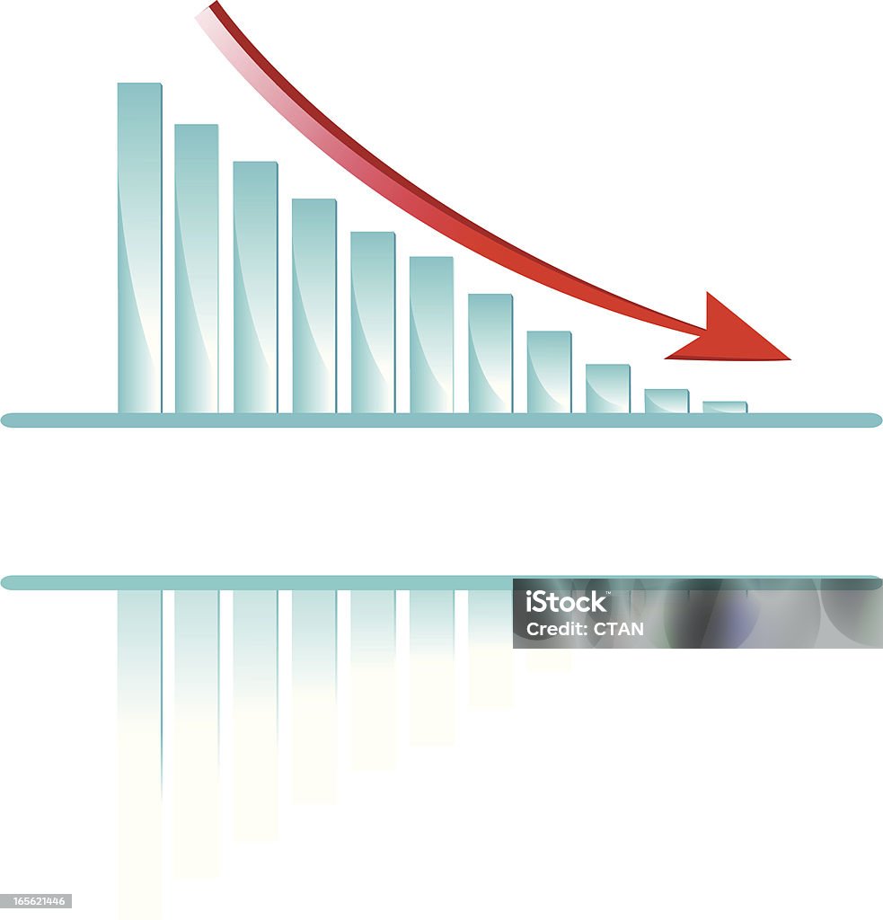 Decrease Business Chart Stock Illustration - Download Image Now ...