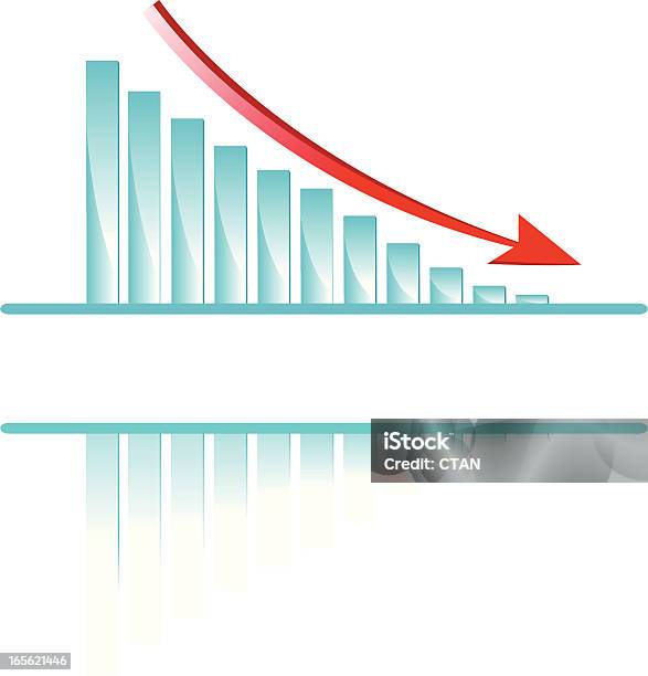 Decrease Business Chart Stock Illustration - Download Image Now ...