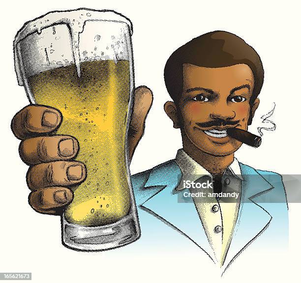Obrigado Benny D Williams - Arte vetorial de stock e mais imagens de Cerveja - Cerveja, Homens, Ilustração