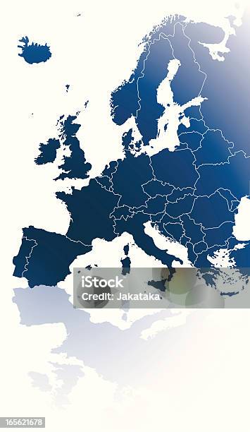 Vetores de Mapa Da Europa e mais imagens de Alemanha - Alemanha, Azul, Cultura Europeia