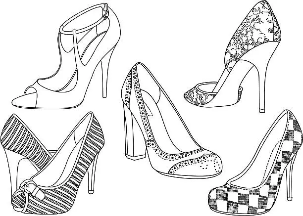 Vector illustration of Shoes