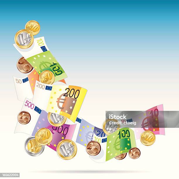 Angolo Di Euro - Immagini vettoriali stock e altre immagini di Valuta dell'Unione Europea - Valuta dell'Unione Europea, Simbolo dell'euro, Valuta