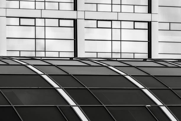 istock Transform the glass building into a black and white representation. 1656220959