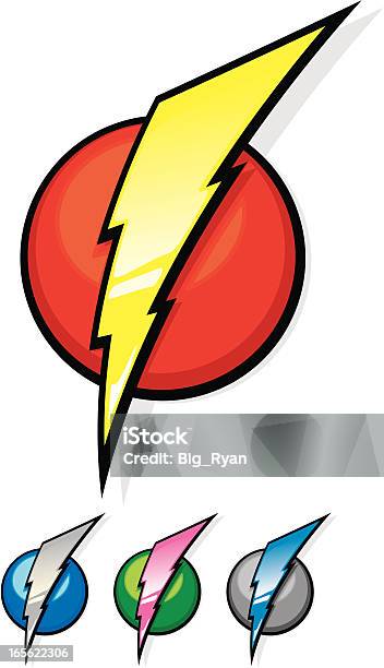 Super Bolt Stock Illustration - Download Image Now - Lightning, Superhero, Alternating Current
