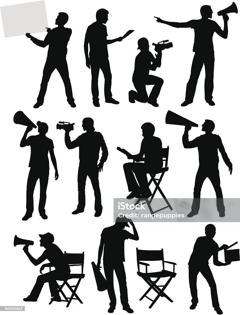 Movie Guys - Royalty-free Silhouet vectorkunst