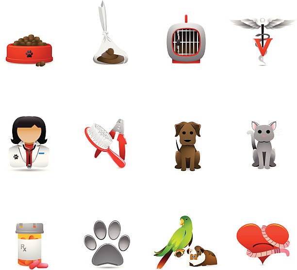 Vet Icons http://www.cumulocreative.com/istock/File Types.jpg heart worm stock illustrations