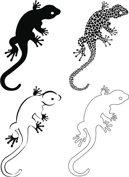 Vector illustration of lizard