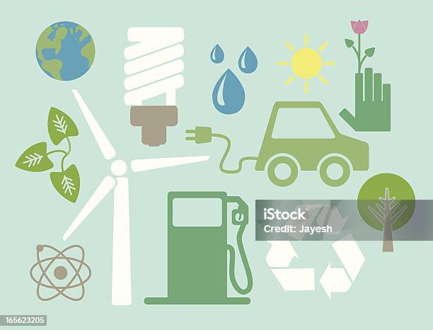 환경 및 에너지 연료 아이콘 세트 기후 변화에 대한 스톡 벡터 아트 및 기타 이미지 - 기후 변화, 일러스트레이션, 수자원 보호