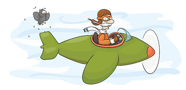 33 Old Aviator Goggles Cartoons Illustrations & Clip Art - iStock