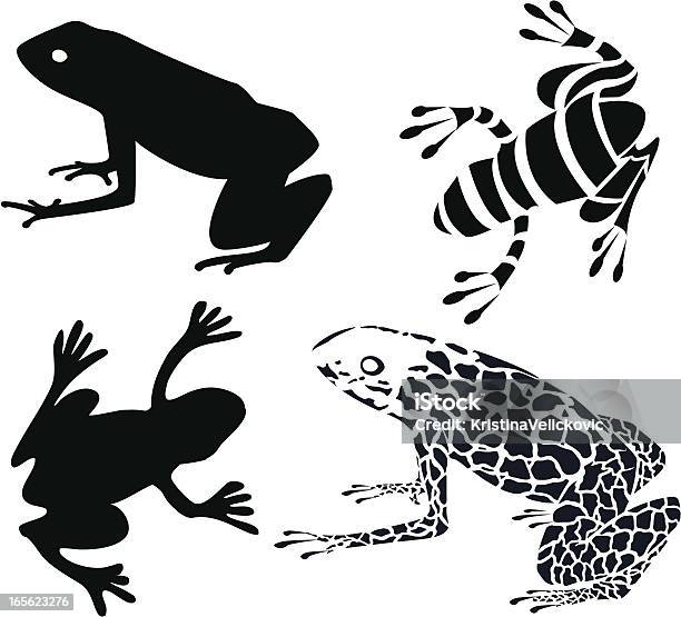 Frogs Stock Illustration - Download Image Now - Frog, In Silhouette, Animal