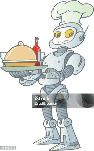 Roboter Stock Vektor Art und mehr Bilder von Freisteller – Neutraler Hintergrund - Freisteller – Neutraler Hintergrund, Freude, Fähigkeit