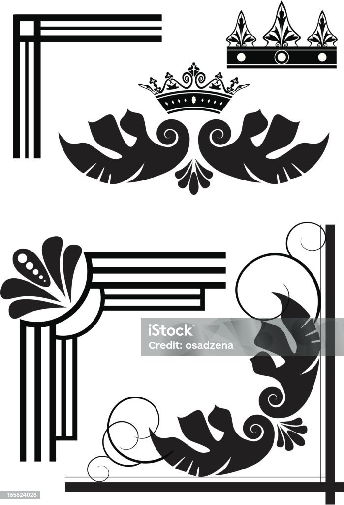Frame Vector Elements Design Elements For Frame Stock Illustration - Download Image Now ...