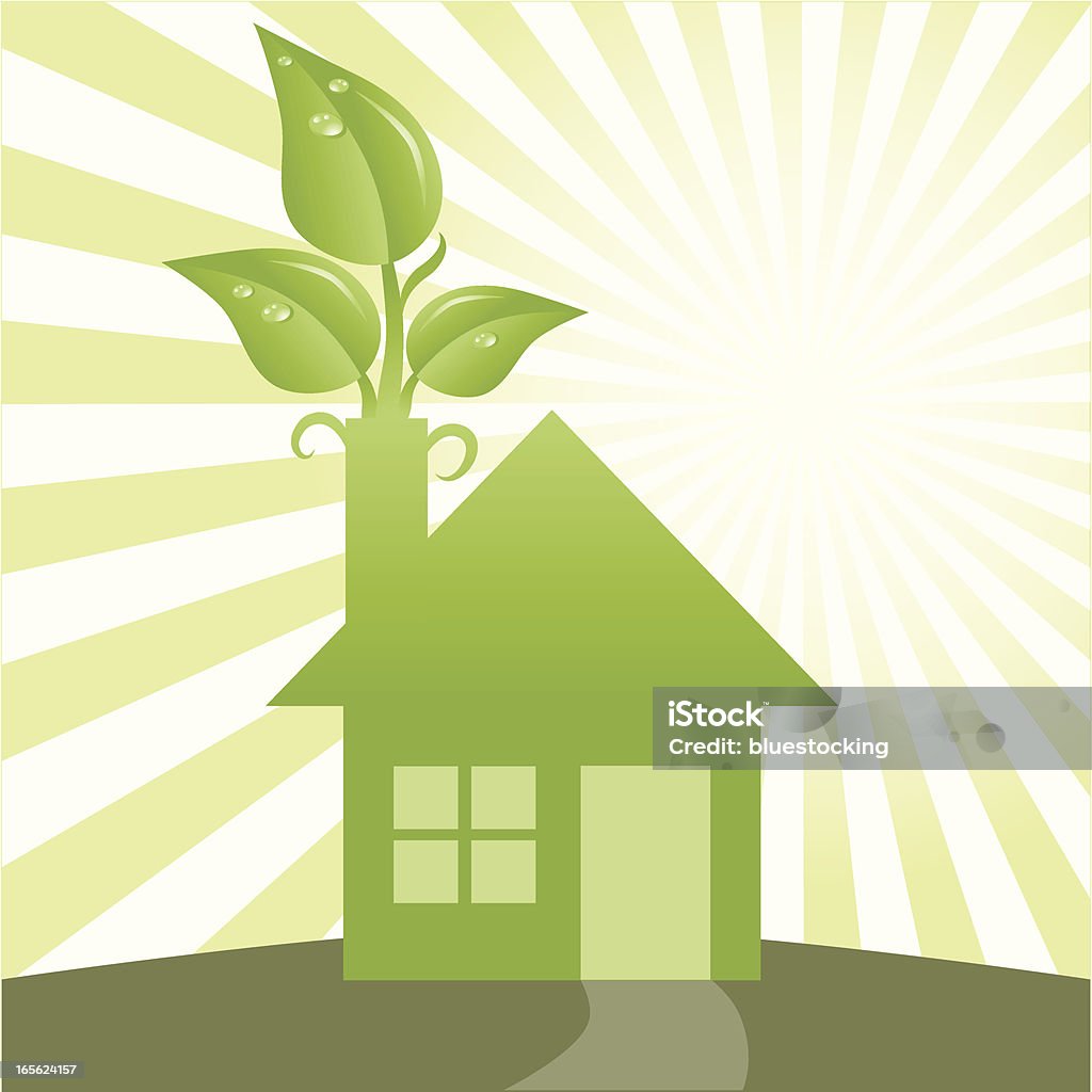 Verde su hogar - arte vectorial de Conservación del ambiente libre de derechos