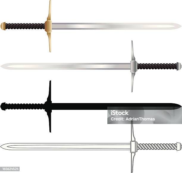 Swords - Stockowe grafiki wektorowe i więcej obrazów Miecz - Miecz, Grafika wektorowa, Agresja