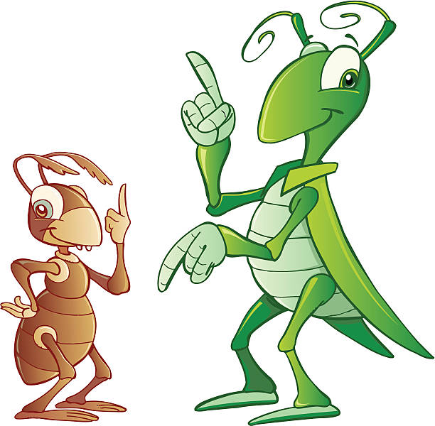 świerszcz - grasshopper stock illustrations