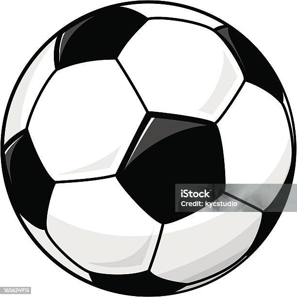 Ballon De Football Vecteurs libres de droits et plus d'images vectorielles de Activité de loisirs - Activité de loisirs, Balle ou ballon, Ballon de football