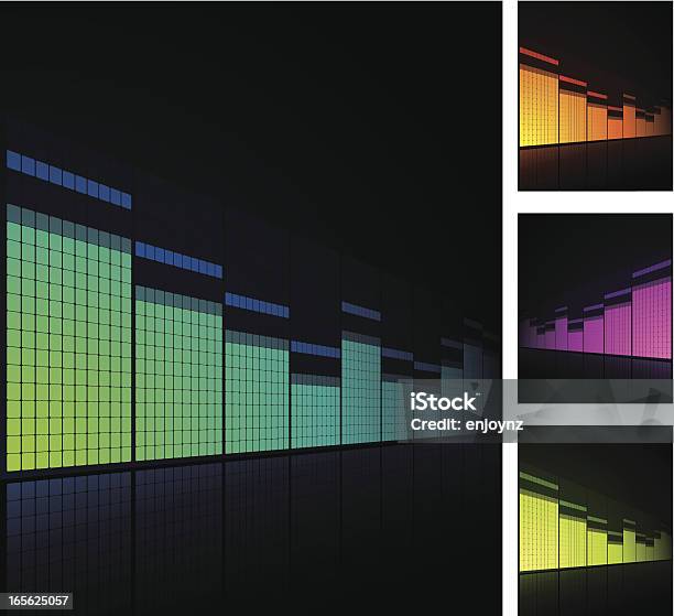 Graphic Equalizer Stock Illustration - Download Image Now - Graphic Equalizer, Noise, Audio Equipment