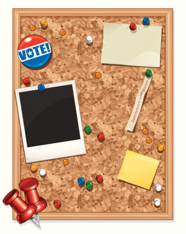 Pin Board Animation Download Pinboard, Pins, Pin Board. Royalty-Free Stock Illustration ...