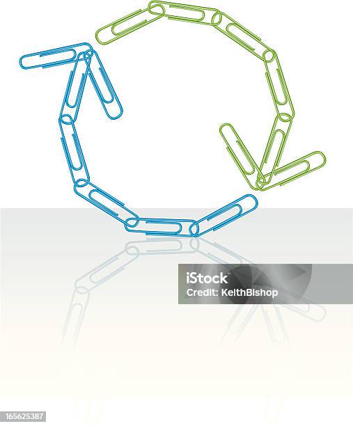 Ciclo De Vida O Conceitoclipe Seta Circular - Arte vetorial de stock e mais imagens de Ciclo - Ciclo, Ciclo de vida, Clip para Papel