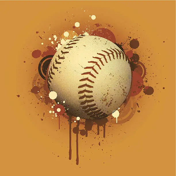 Vector illustration of Baseball