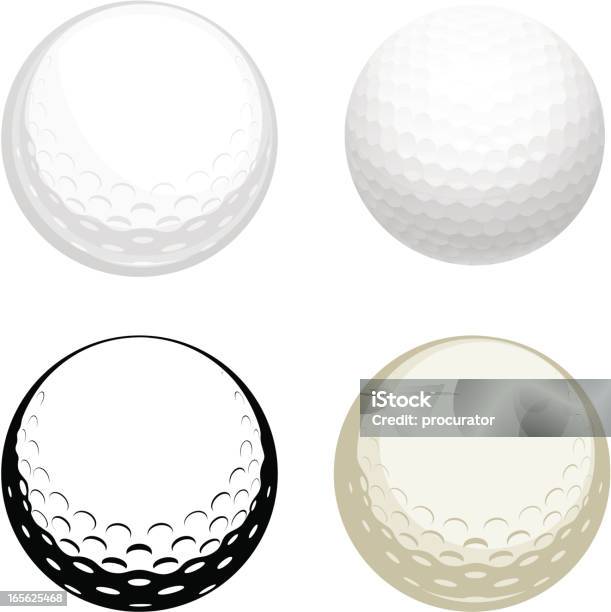 Vetores de Bola De Golfe e mais imagens de Bola de Golfe - Bola de Golfe, Vector, Golfe