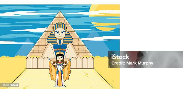 ネフェルティティエジプト女王スフィンクス - 1人のベクターアート素材や画像を多数ご用意 - 1人, イラストレーション, エジプト文化