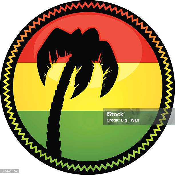 Reggae Palm Stock Illustration - Download Image Now - Reggae, Rastafarian, Icon Symbol