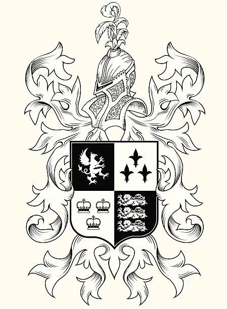 Vector illustration of Coat of Arms