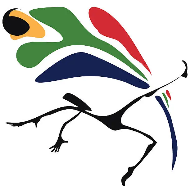 Vector illustration of WM 2010 Ethno Style South Afrika