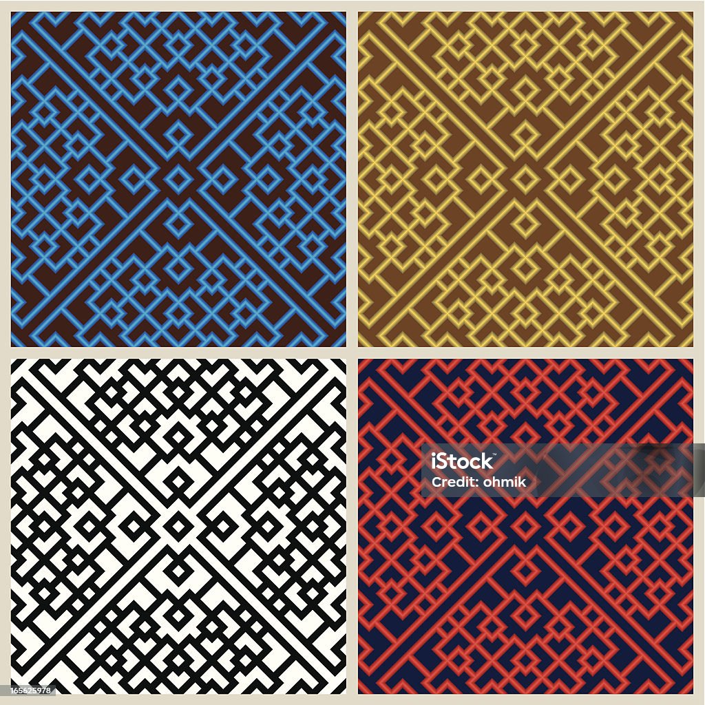 Chinese Pattern Bitmap Chinese Pattern Stock Illustration - Download Image Now - Arts Culture ...