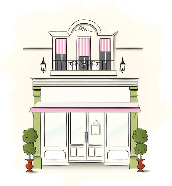 Vector illustration of Small Store