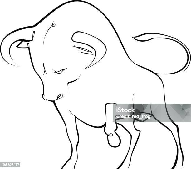 Taurus - Arte vetorial de stock e mais imagens de Touro - Animal macho - Touro - Animal macho, Touro - Signo de Terra do Zodíaco, Chifre