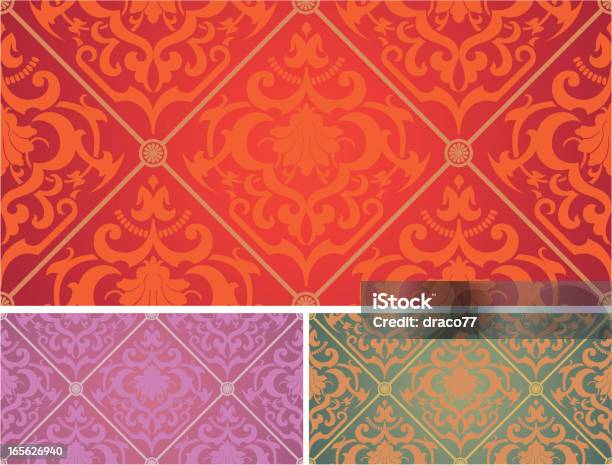 Rococo Seamless Background Stock Illustration - Download Image Now - Abstract, Art, Arts Culture and Entertainment