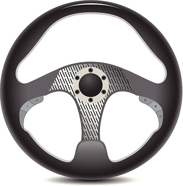 ilustrações, clipart, desenhos animados e ícones de volante - steering wheel motorized sport stock car racecar