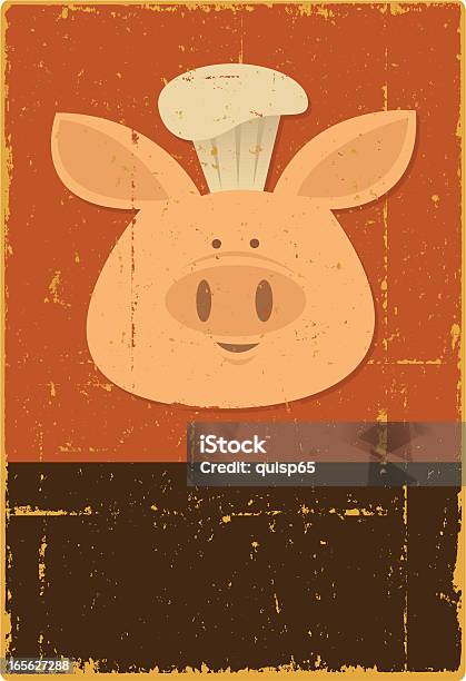 Ilustración de Barbacoa De Cerdo y más Vectores Libres de Derechos de Alimento - Alimento, Animal, Anticuado