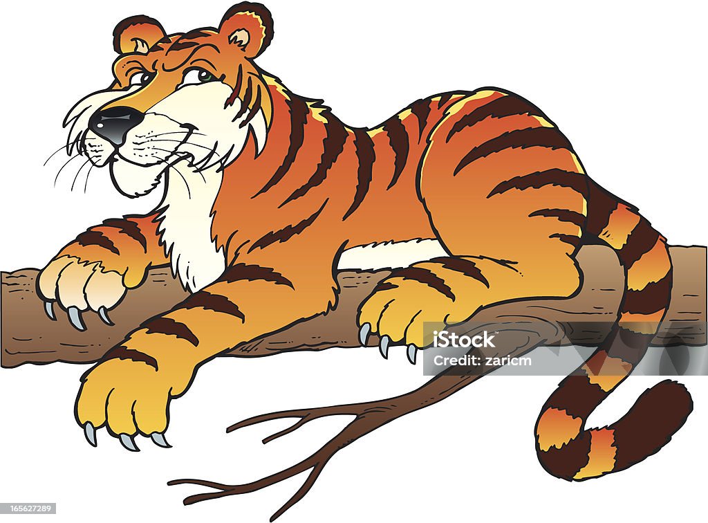 Tigre - Vetor de Animal royalty-free