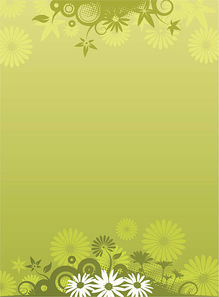 花の背景の緑 - frame flower ornamental garden beauty in nature点のイラスト素材／クリップアート素材／マンガ素材／アイコン素材