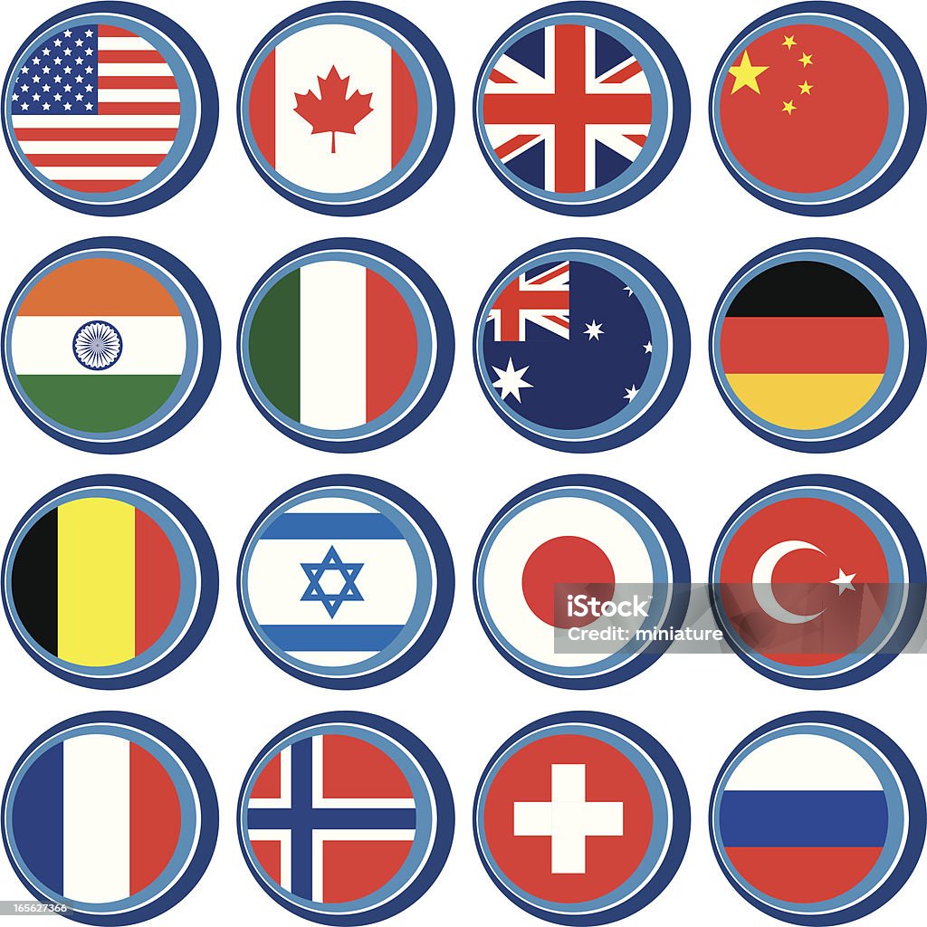 flags - 2 - Grafika wektorowa royalty-free (Ameryka)