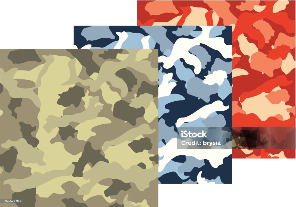 seamless camouflage vector seamless camouflage three colours Beauty stock vector