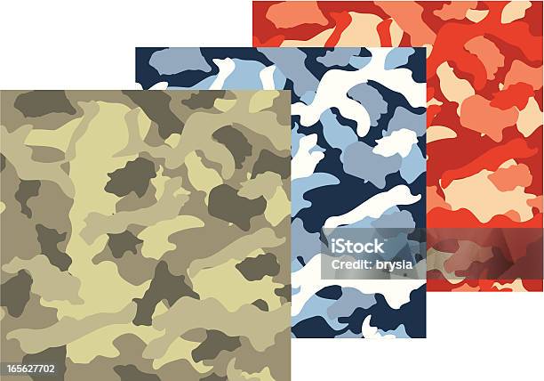 Seamless Camouflage Stock Illustration - Download Image Now - Beauty, Camouflage Clothing, Colors
