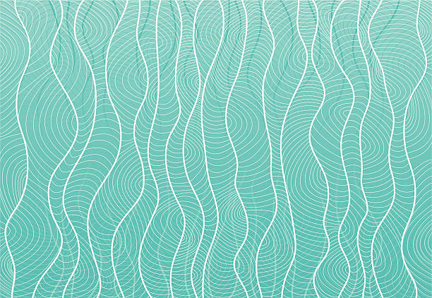 illustrazioni stock, clip art, cartoni animati e icone di tendenza di alghe marine - seaweed sea pattern green