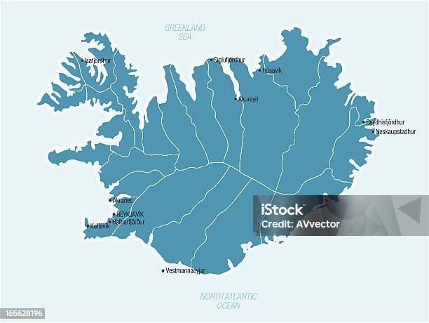 Ilustración de Islandia y más Vectores Libres de Derechos de Europa - Continente - Europa - Continente, Frontera, Ilustración