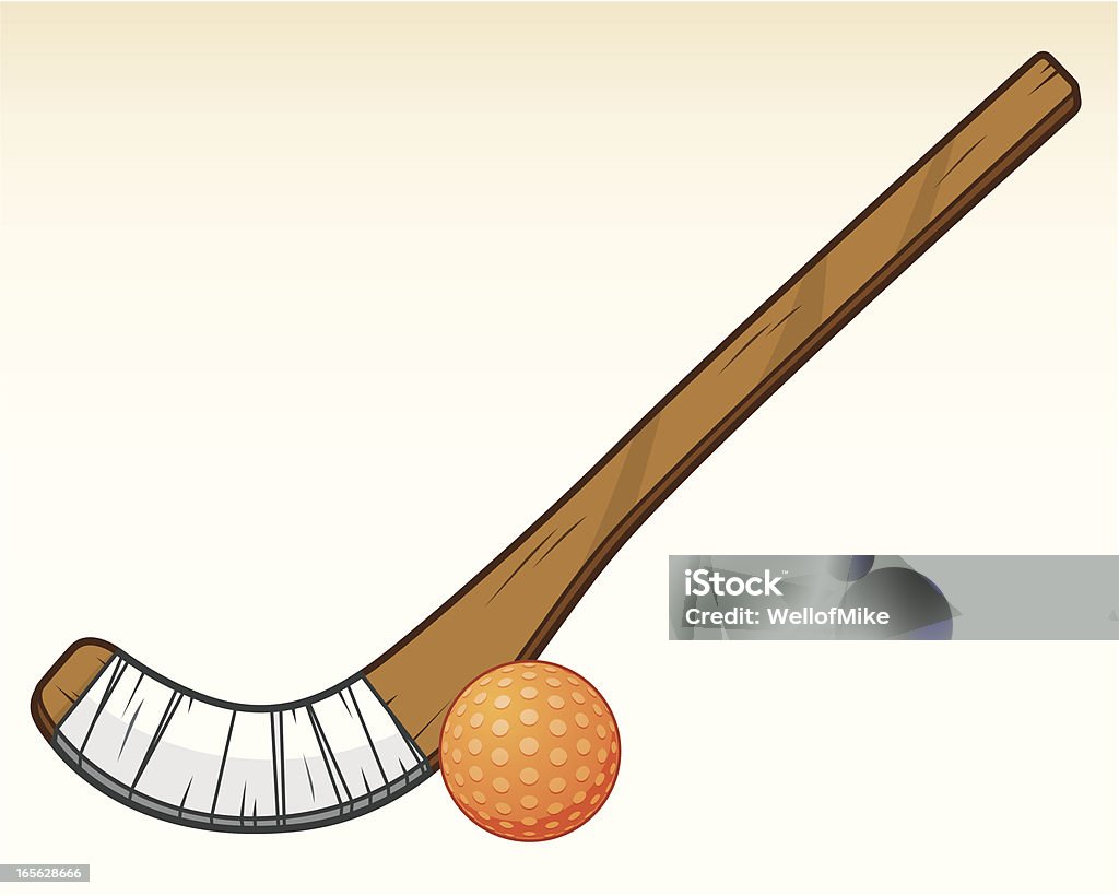 Bandy Stick And Ball Stock Illustration - Download Image Now - Field Hockey,  Illustration, No People - iStock